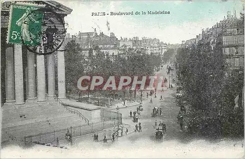 Ansichtskarte AK Paris Bouleverd de la Madeleine