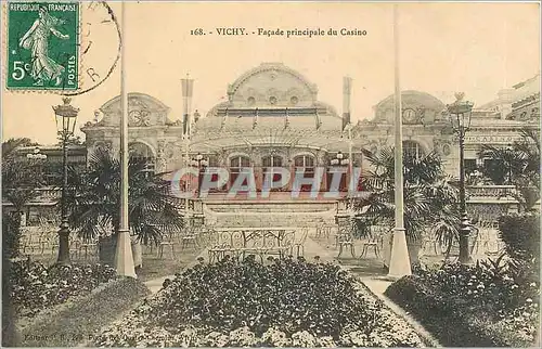 Cartes postales Vichy Facade principale du Casino