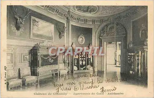 Ansichtskarte AK Chateau de Chantilly Appartements des Conde Antichambre