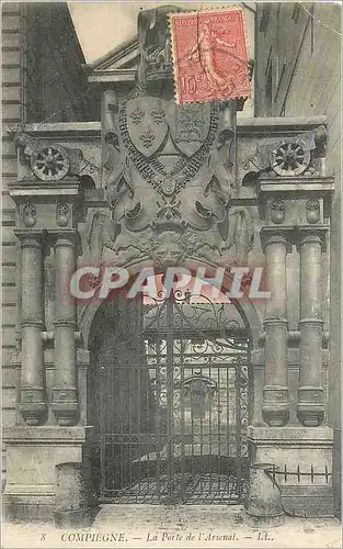 Cartes postales Compiegne La Poirte de l'Arsenal