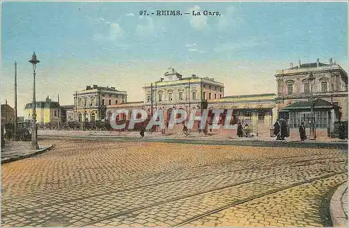 Cartes postales Reims La Gare