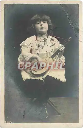Cartes postales Enfant Guitare