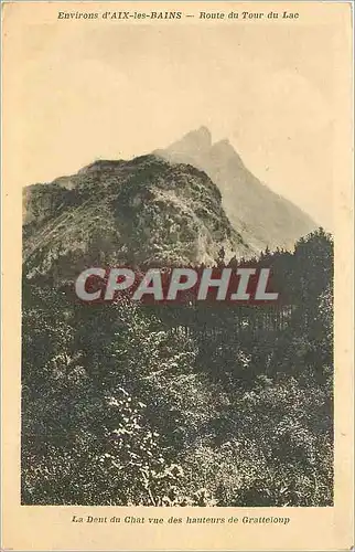 Cartes postales Environs d'Aix les Bains Route du Tour du Lac