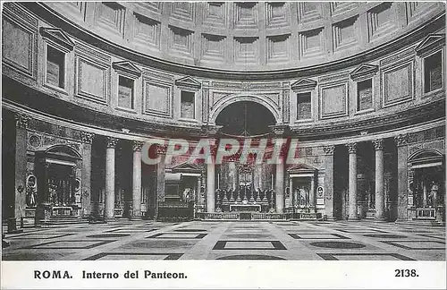 Ansichtskarte AK Roma Interno del Pantheon