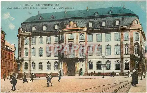 Cartes postales Mayence Hotel de Gouvernement