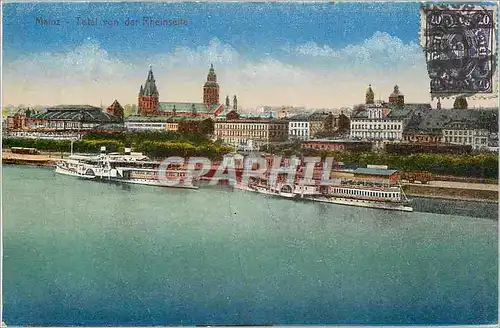 Cartes postales Mainz Bateaux