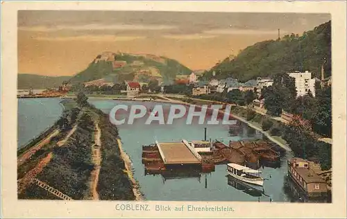 Cartes postales Coblenz Blick auf Ehrenbreitstein