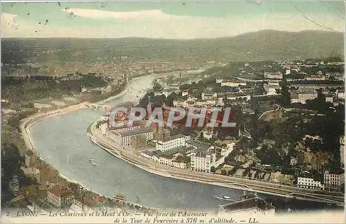 Ansichtskarte AK Lyon Les Chartreux et le Mont d'Or