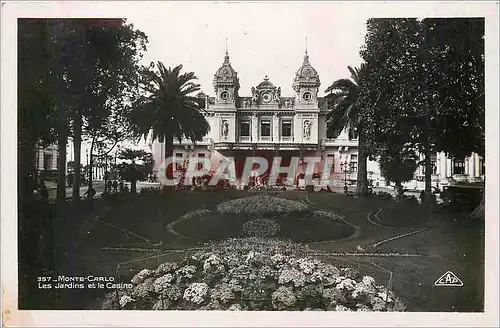 Cartes postales Monte Carlo Les Jardins et le Casino