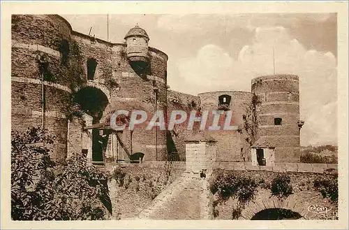 Cartes postales Angers Le Pont levis du Chateau