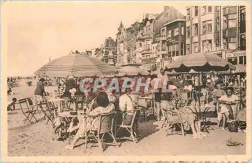 Cartes postales La Panne Terrasses sur la Dique