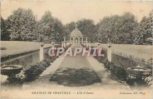 Cartes postales Chateau de Chantilly l'Ile d'Amour