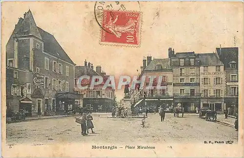 Cartes postales Montargis Place Mirabeau