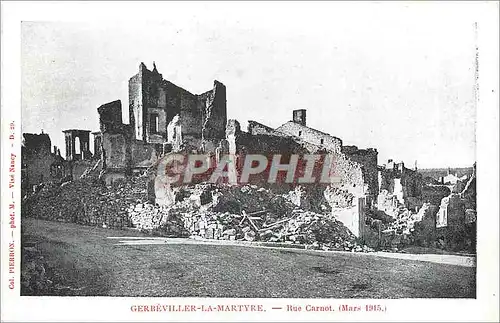 Ansichtskarte AK Gerbeviller La Martyre Rue Carnot