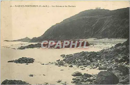 Cartes postales St Quay Portrieux C du N Les Greves et les Rochers