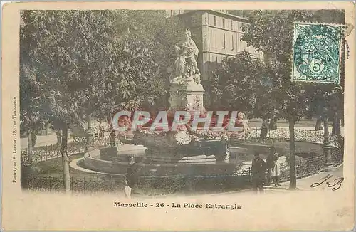 Cartes postales Marseille La Place Estrangin