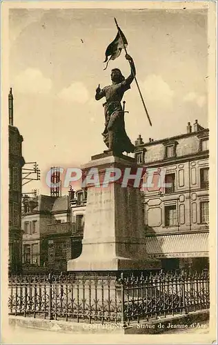 Cartes postales Compiegne Statue de Jeanne d'Arc