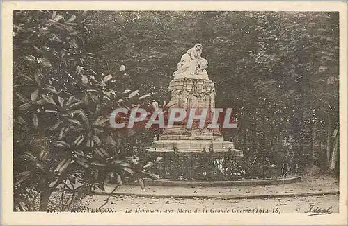 Ansichtskarte AK Montlucon Le Monument aux Morts de la Grande Guerre