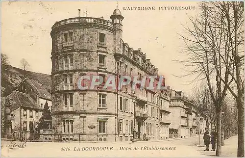 Cartes postales La Bourboule Hotel de l'Etablissement