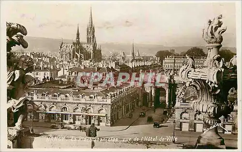 Cartes postales Nancy La Place Staoislas vue de l'Hotel de Ville