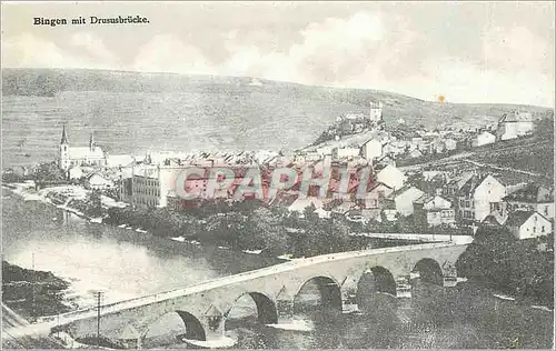 Cartes postales Bingen mit Drususbrucke