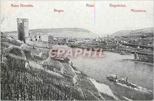 Cartes postales Ruine Ehrenfels Bingen