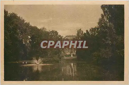 Cartes postales Wiesbaden Vue de Warmen Damm avec le Theatre