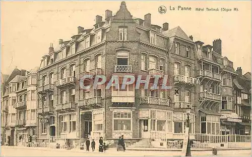 Cartes postales La Panne Hotel Terlinck