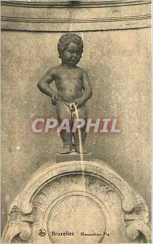 Cartes postales Bruxelles Manneken Pis