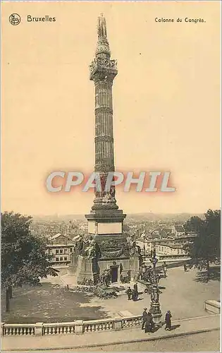 Cartes postales Bruxelles Colonne du Congres
