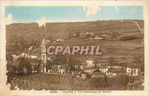 Ansichtskarte AK Verde Gironde Vue Panoramique du Calvaire