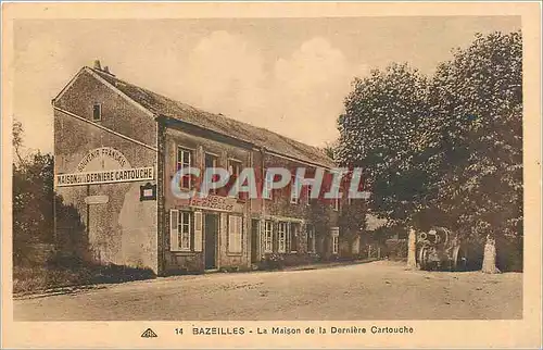 Cartes postales Bazeilles La Maison de la Derniere Cartouche Militaria