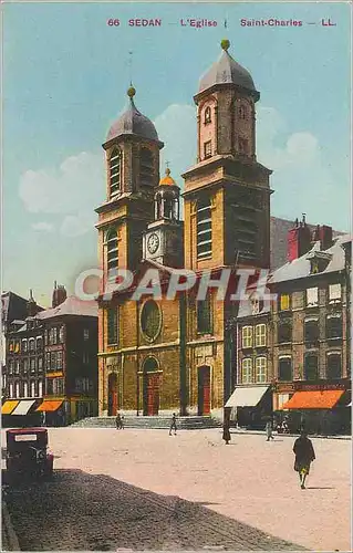 Cartes postales Sedan L'Eglise Saint Charles