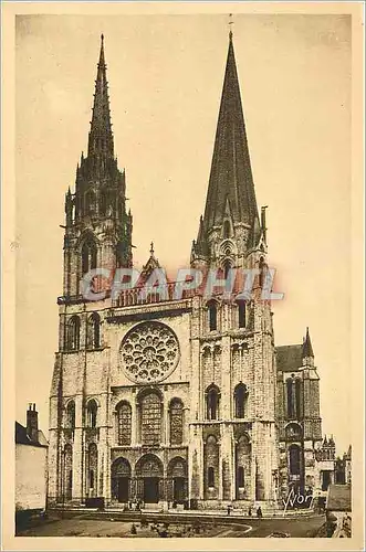 Cartes postales Chartres Eure et Loir La Cathedrale