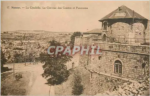 Cartes postales Namur La Citadelle Le Chateau des Comtes et Panorama