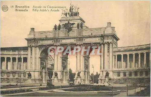 Cartes postales Bruxelles Arcade du Cinquantenaire