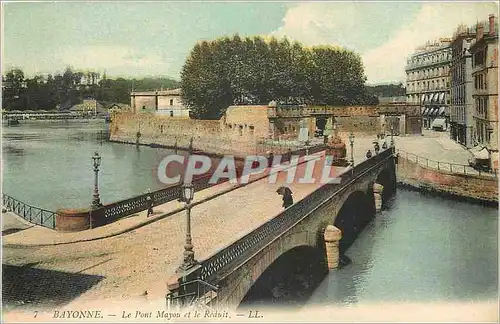 Ansichtskarte AK Bayonne Le Pont Mayou et le Reduit