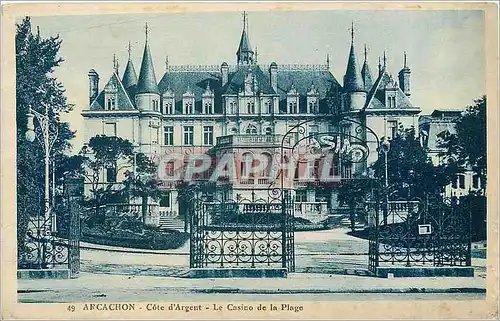 Ansichtskarte AK Arcachon Cote d'Argent Le Casino de la Plage