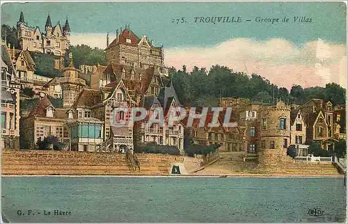 Cartes postales Trouville Groupe de Villas