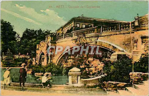 Cartes postales Metz Cascade de l'Esplanade