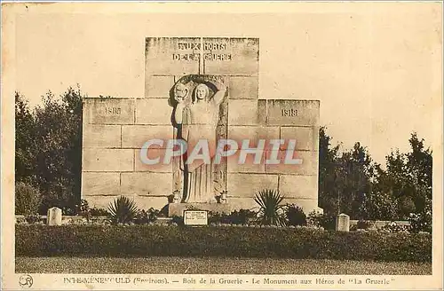Cartes postales Environs Bois de la Gruerie Le Monument aux Heros de la Gruerie