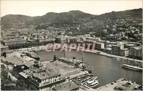 Moderne Karte Nice Le port les quartiers Riquiier et St Roch Bateaux