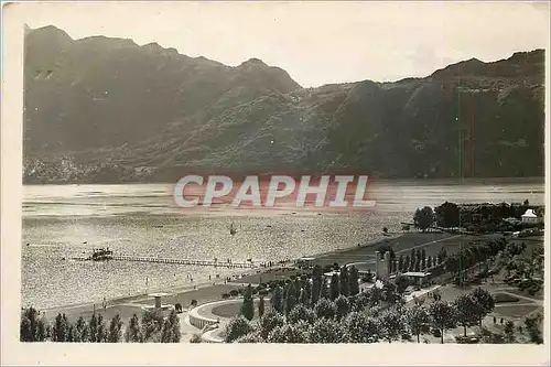 Cartes postales moderne Aix les Bains Plage municipale et Dent du Chat