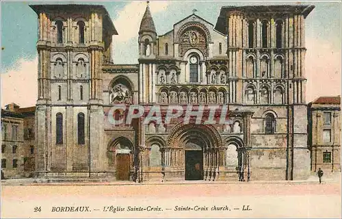 Cartes postales Bordeaux L'Eglise Sainte Croix