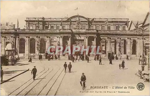 Cartes postales Bordeaux L'Hotel de Ville