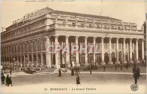 Cartes postales Bordeaux Le Grand Theatre