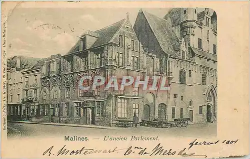 Cartes postales Malines L'ancien Parlement