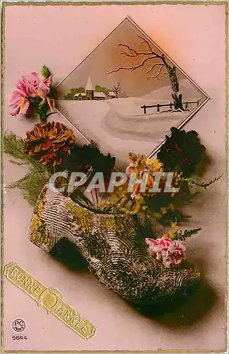 Cartes postales Fleurs Sabot