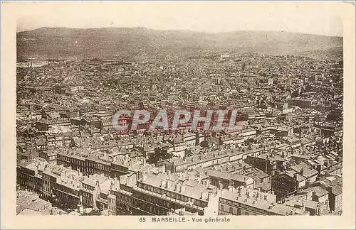 Cartes postales Marseille Vue generale