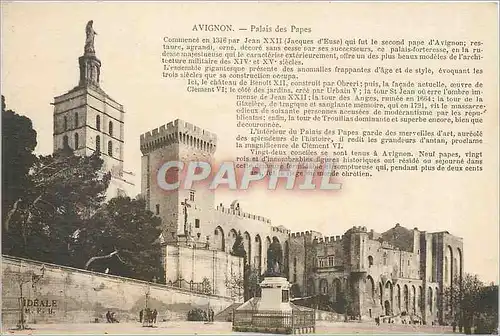 Cartes postales Avignon Palais des Papes